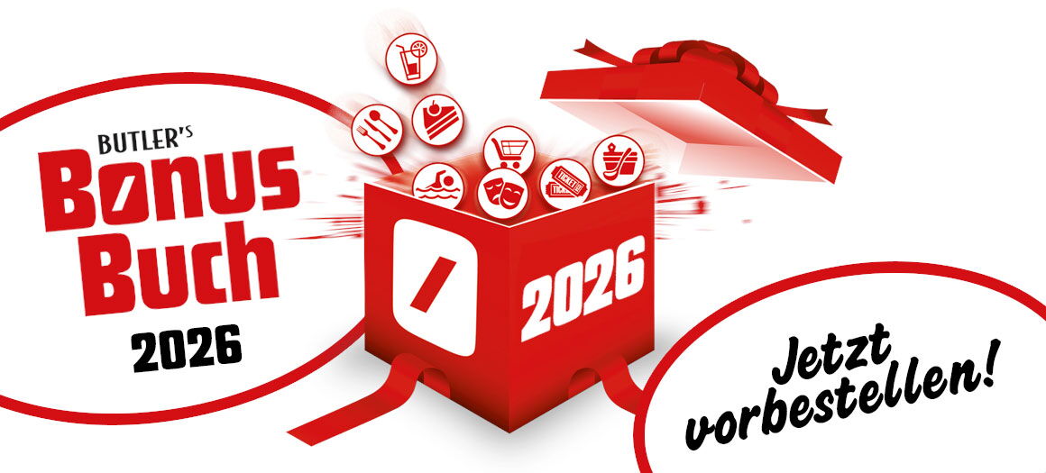 Bonus Buch Gutscheinbuch 2026 vorbestellen
