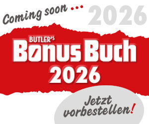 BUTLER&#39;s Bonus Buch vorbestellen