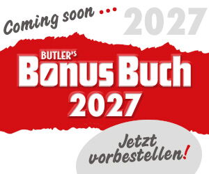 BUTLER's Bonus Buch vorbestellen