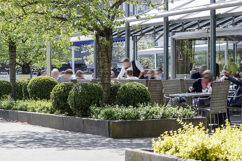 Biergarten / Terasse vom Haertle - Konditorei, Café & Restaurant Braunschweig