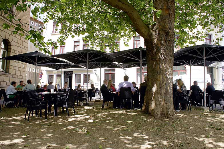 Biergarten / Terasse vom Vielharmonie - Deutsches Restaurant & Bar Braunschweig