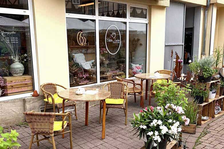 Biergarten / Terasse vom BlütenZauber - Café Wolfenbüttel