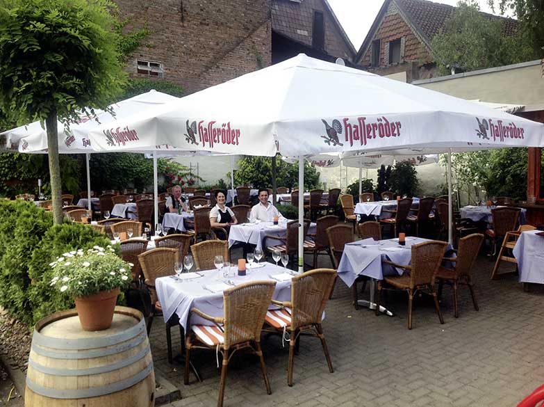 Biergarten / Terasse vom Da Giovanni - Italienisches Restaurant Wolfenbüttel