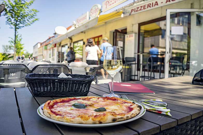 Biergarten / Terasse vom Bingo Bingo - Italienisches Restaurant Wolfsburg